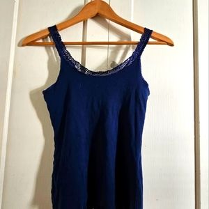 tank top with lace straps